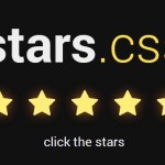 Simple 5-star Rating System with CSS and Html Radios